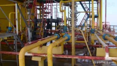海上油气生产平台系列管道、仪表和阀门
